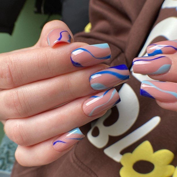 Girl With Feminine Translucent Nail