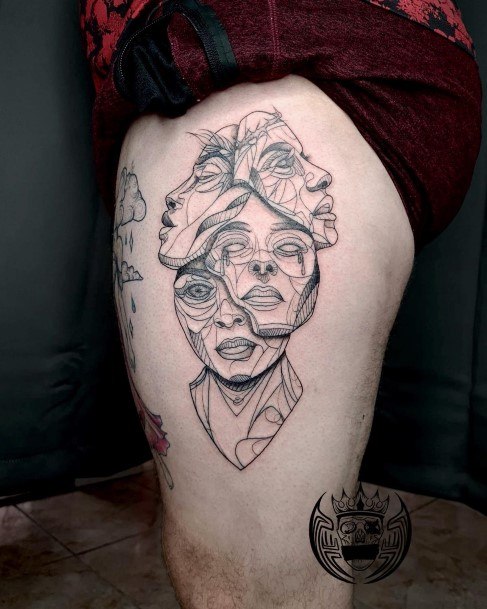 Girl With Graceful Anxiety Tattoos