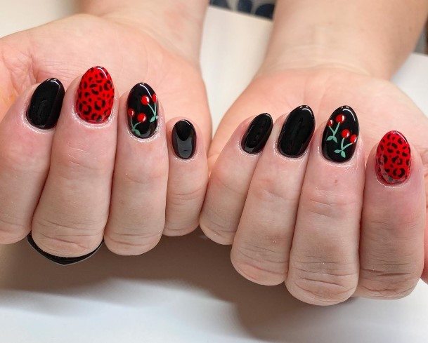 Girl With Graceful Fruit Nails