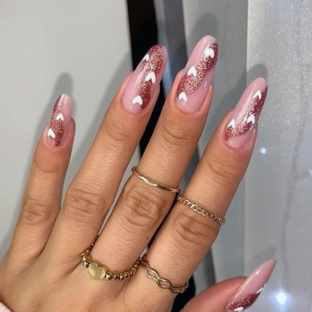 Girl With Graceful Holiday Nails