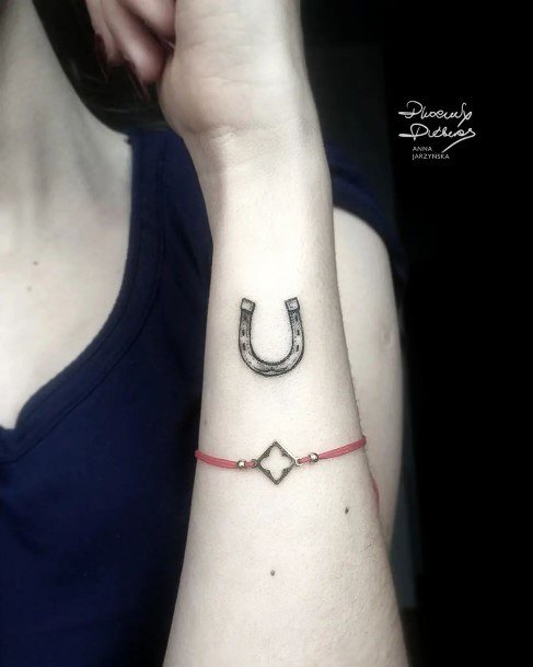 Girl With Graceful Horse Tattoos