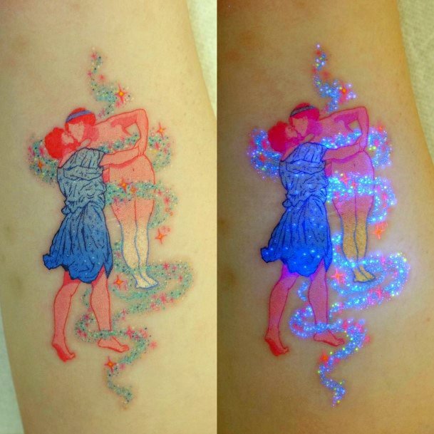 Girl With Graceful Magic Tattoos