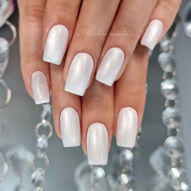 Girl With Graceful New Years Nails