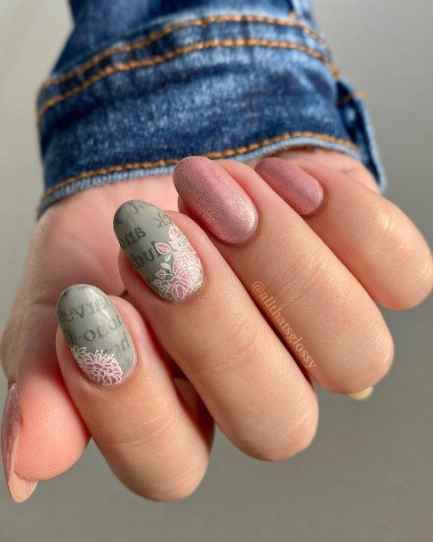 Girl With Graceful Newspaper Nails