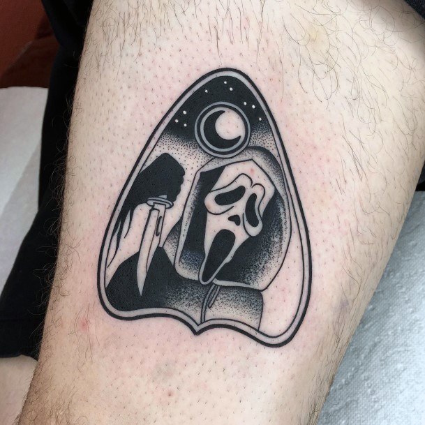 Girl With Graceful Planchette Tattoos