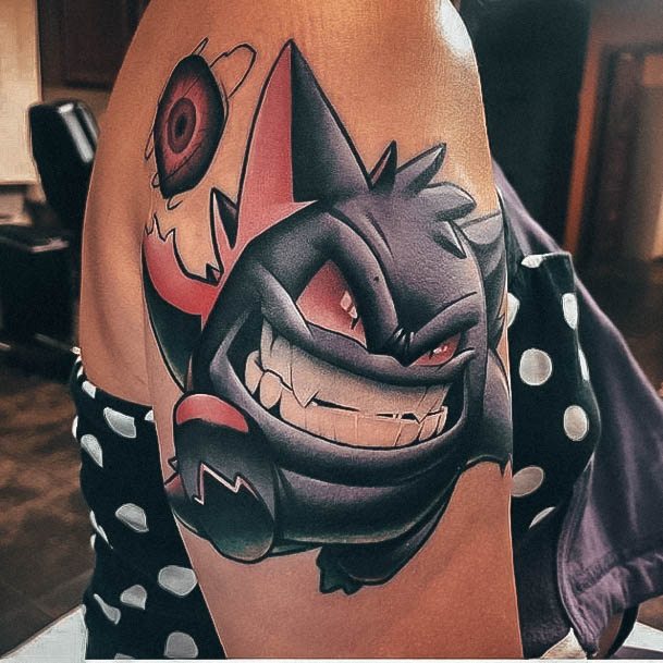 Girl With Graceful Pokemon Tattoos