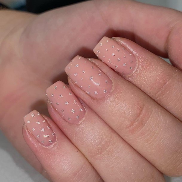 Girl With Graceful Polka Dot Nails