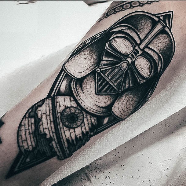 Girl With Graceful Star Wars Tattoos