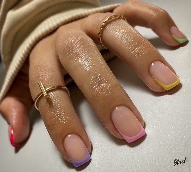 Girl With Graceful Unique Nails