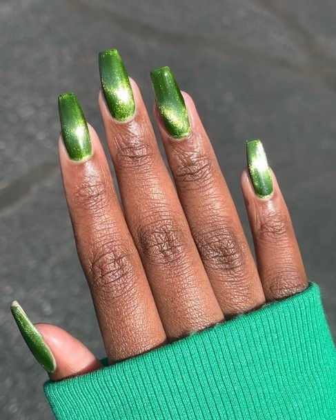 Girl With Stupendous 420 Nails