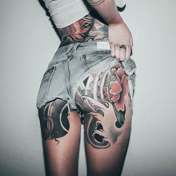 Girl With Stupendous Amazing Tattoos