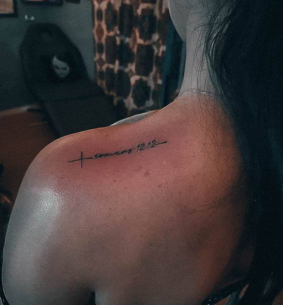 Girl With Stupendous Bible Tattoos