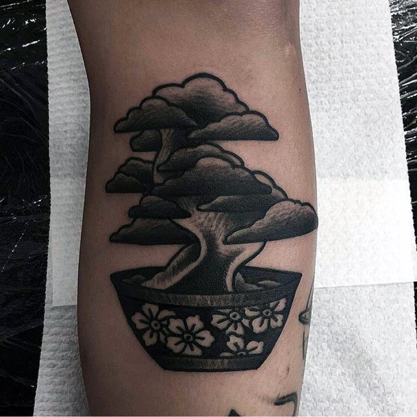 Girl With Stupendous Bonsai Tattoos