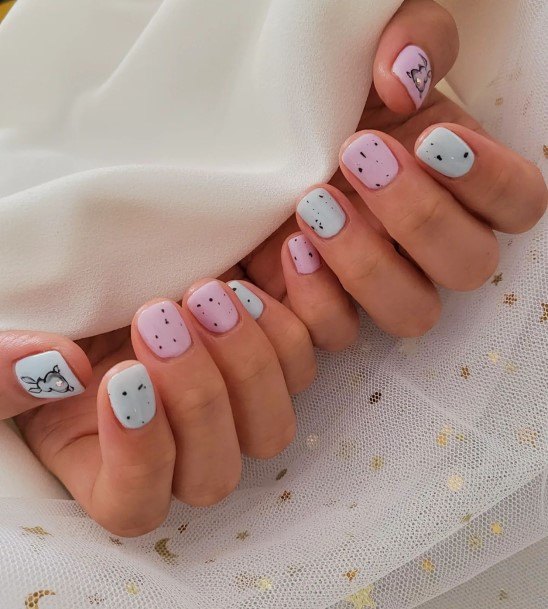 Girl With Stupendous Bunny Nails