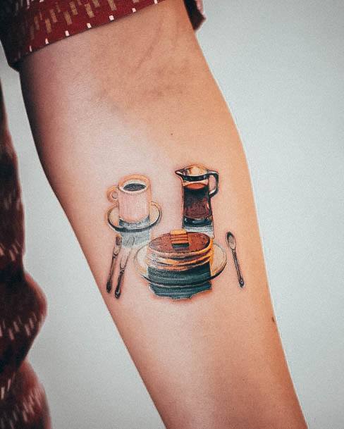 Girl With Stupendous Coffee Tattoos