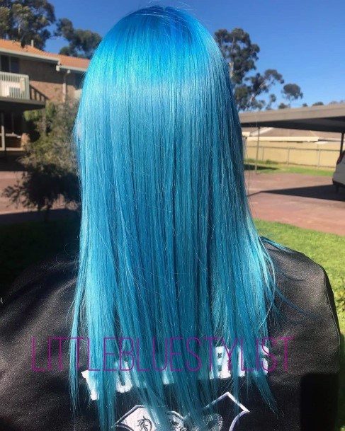 Girl With Stupendous Cool Hair Dye Colorss