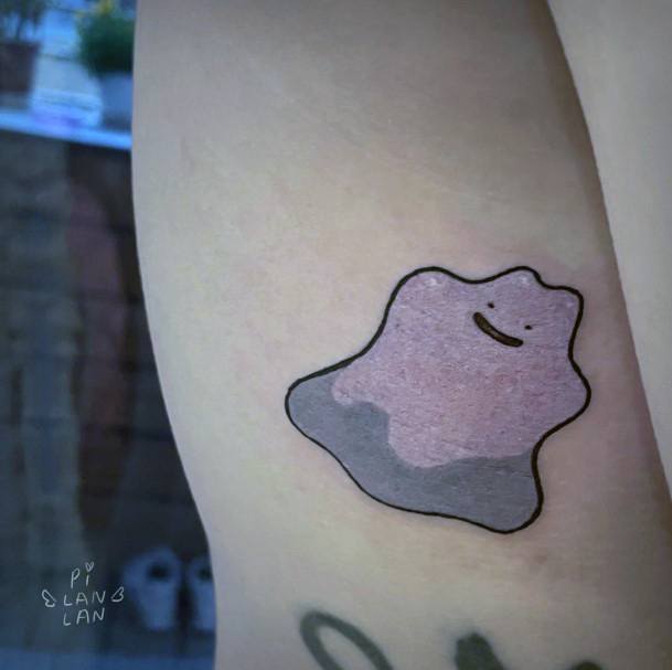 Girl With Stupendous Ditto Tattoos