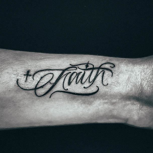 Girl With Stupendous Faith Tattoos