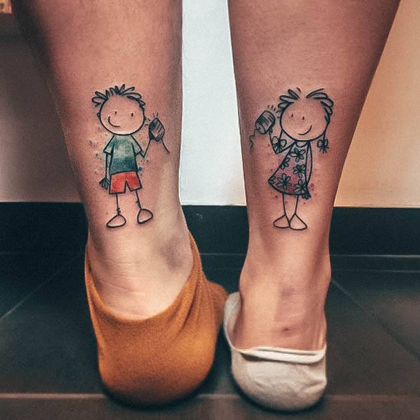 Girl With Stupendous Family Tattoos