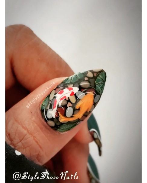 Girl With Stupendous Fish Nails