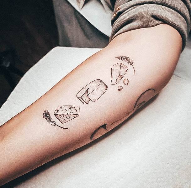 Girl With Stupendous Food Tattoos