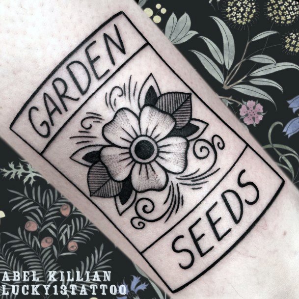 Girl With Stupendous Gardening Tattoos