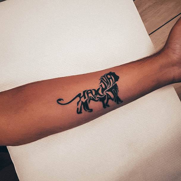 Girl With Stupendous Hakuna Matata Tattoos