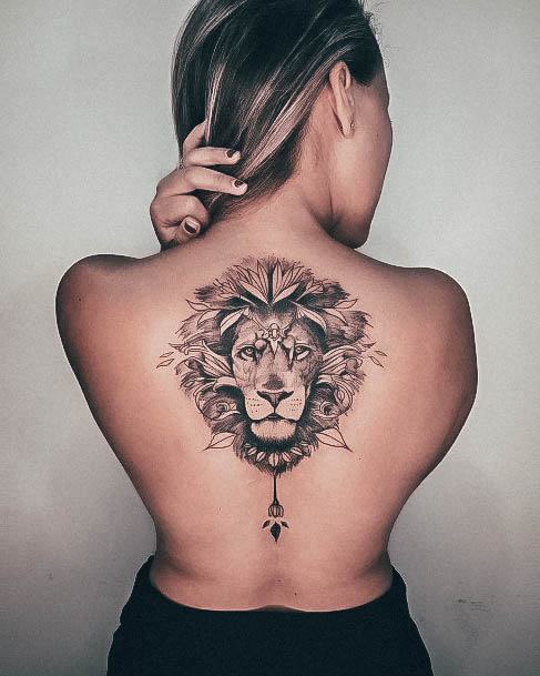 Girl With Stupendous Leo Tattoos