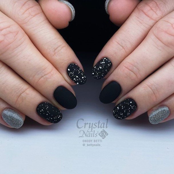 Girl With Stupendous Matte Fall Nails