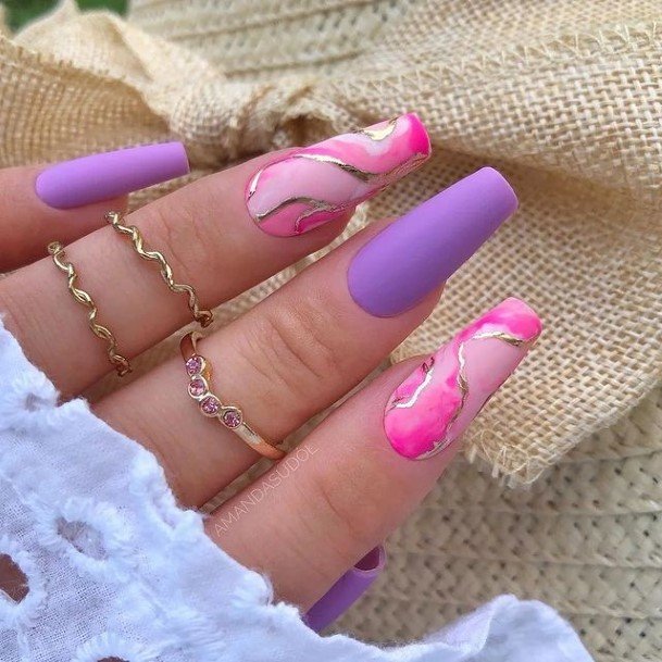 Girl With Stupendous Matte Nails