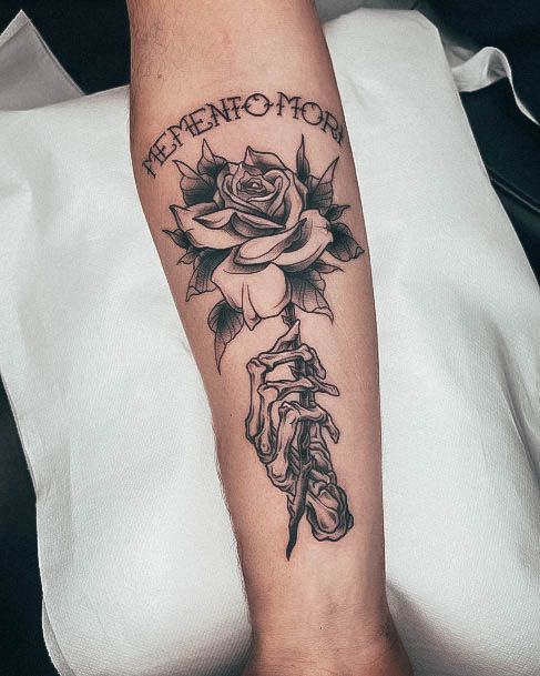 Girl With Stupendous Memento Mori Tattoos