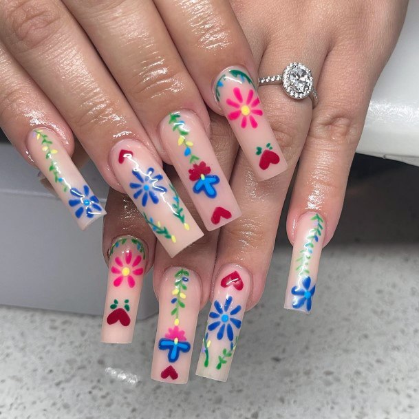 Girl With Stupendous Mexican Nails