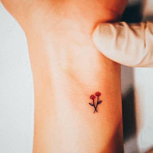 Girl With Stupendous Minimalist Tattoos