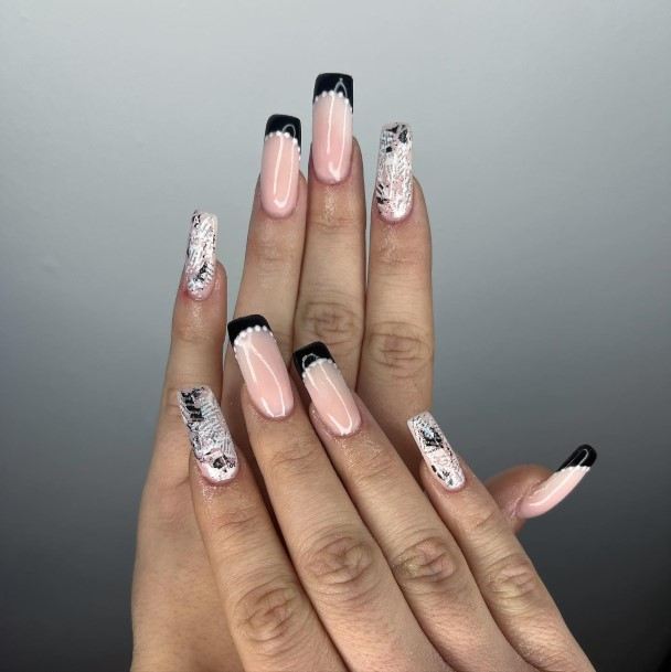 Girl With Stupendous Newspaper Nails