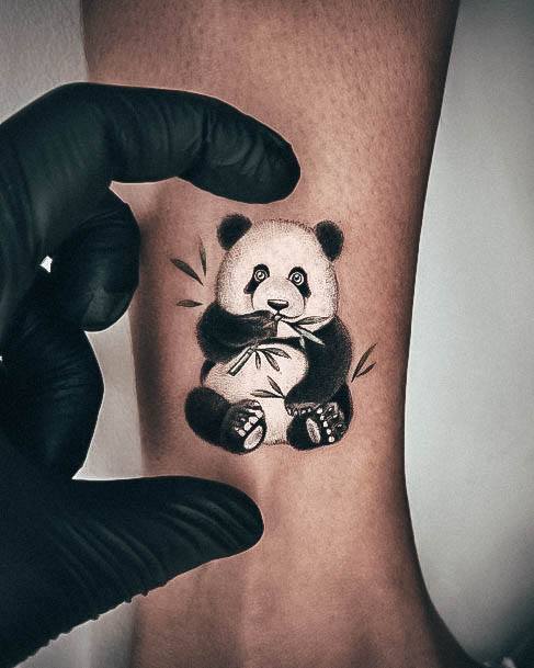 Girl With Stupendous Panda Tattoos