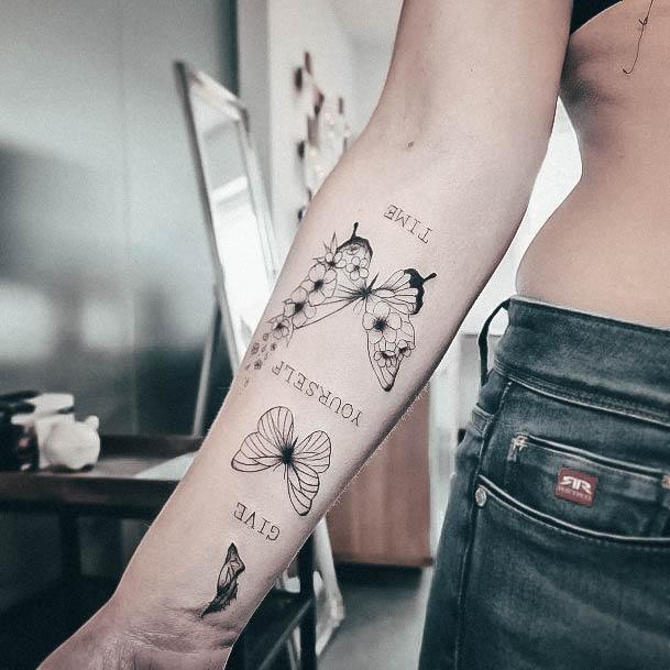 Girl With Stupendous Self Love Tattoos