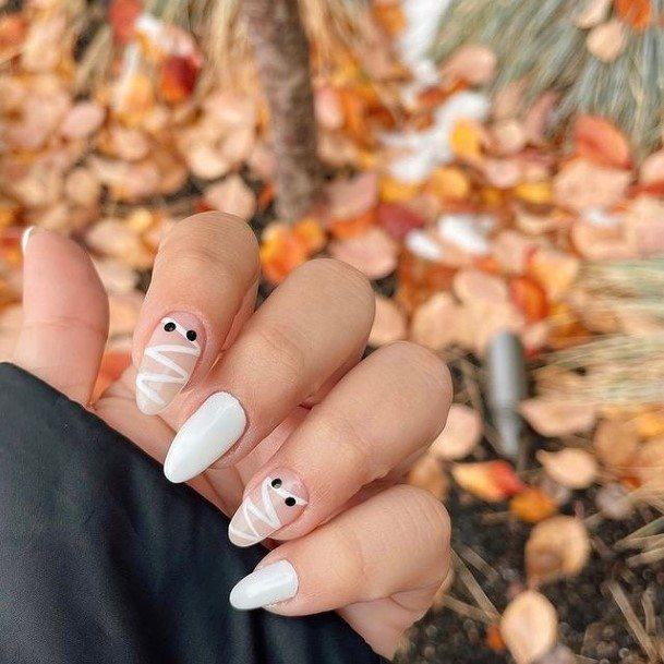 Girl With Stupendous Spooky Nails
