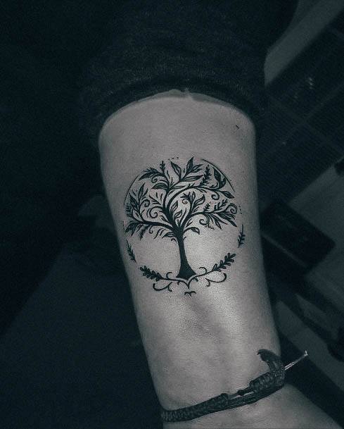 Girl With Stupendous Tree Of Life Tattoos