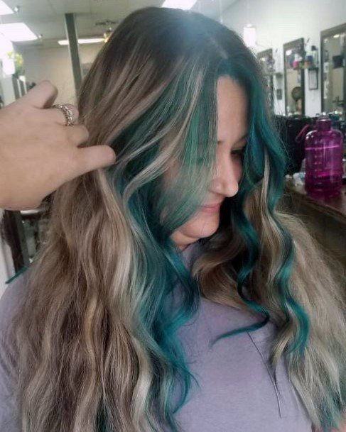 Top 100 Best Turquoise Hairstyles For Women - Hair Dye Color Ideas