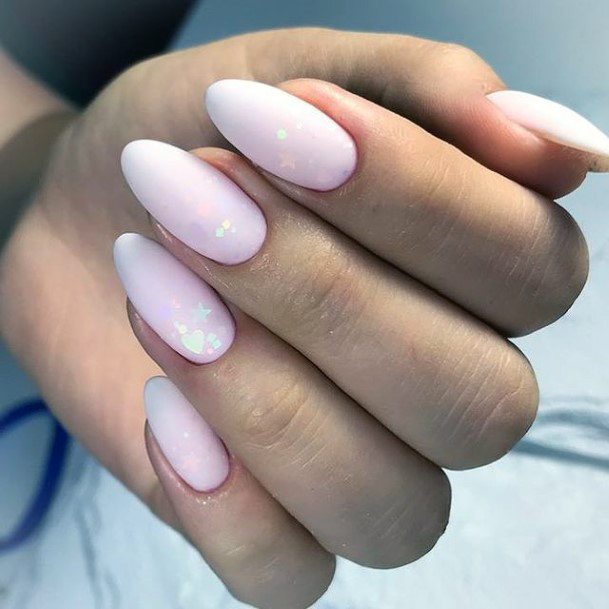 Girl With Stupendous White Dress Nails