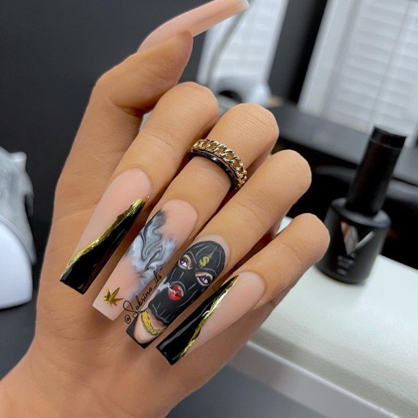 Girls 420 Nail Ideas