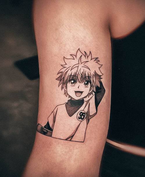 Girls Anime Tattoo Designs