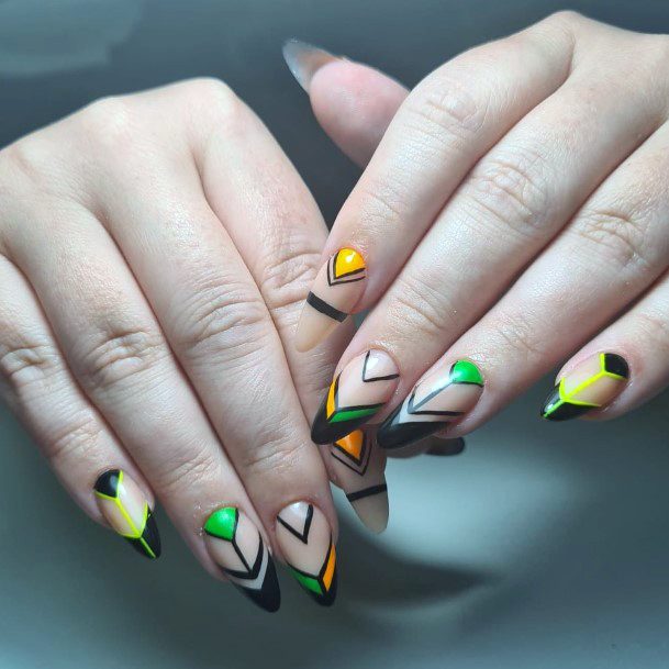 Girls Art Deco Nail Art Ideas