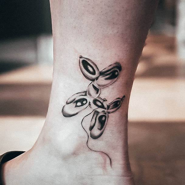 Girls Ballon Animal Tattoo Ideas