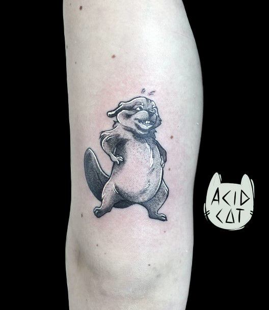 Girls Beaver Tattoo Designs