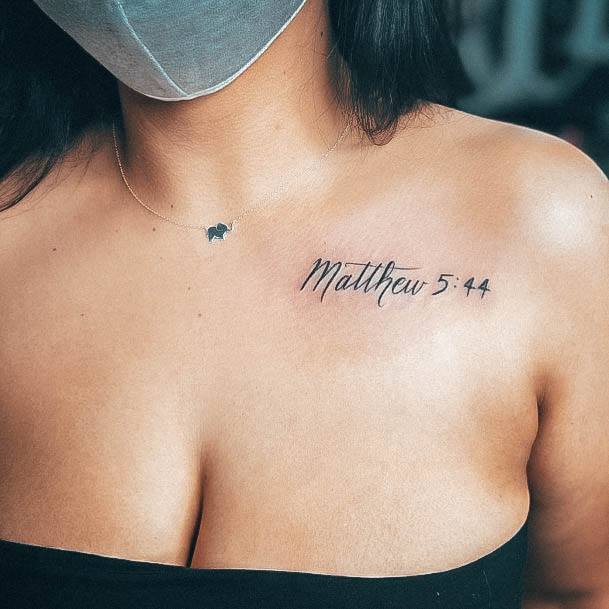 Girls Bible Tattoo Designs