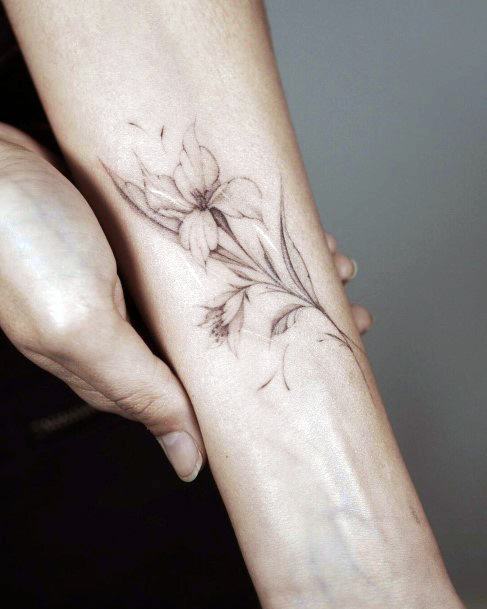 Girls Black Ink Tattoo Ideas