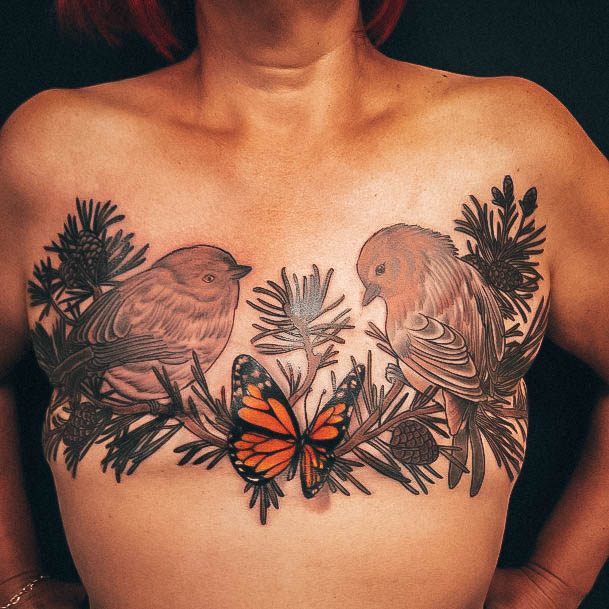 Girls Breast Cancer Tattoo Designs