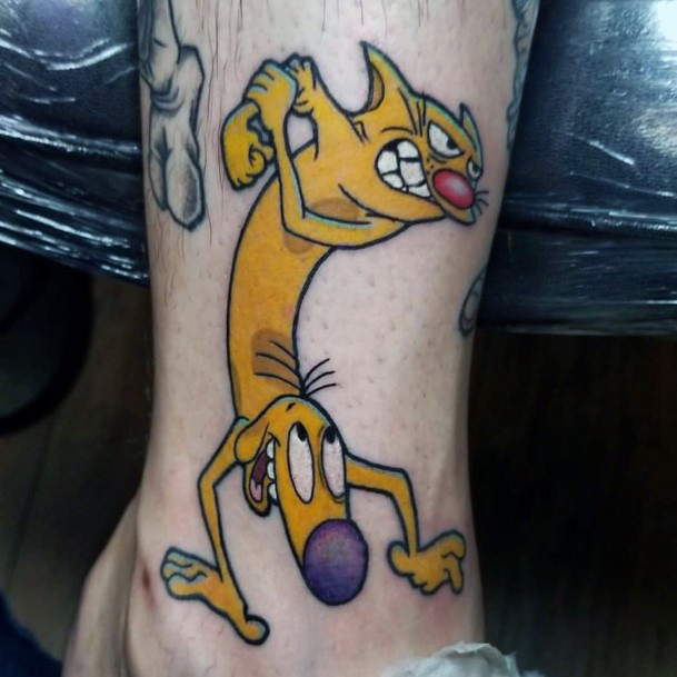 Girls Catdog Tattoo Designs