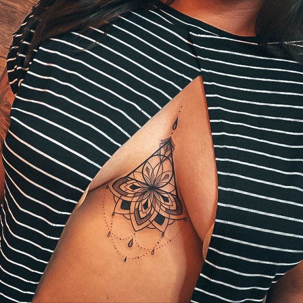 Girls Chandelier Tattoo Ideas